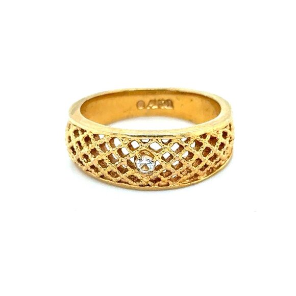 Avon Cz Weave Ring - Picture 1 of 5